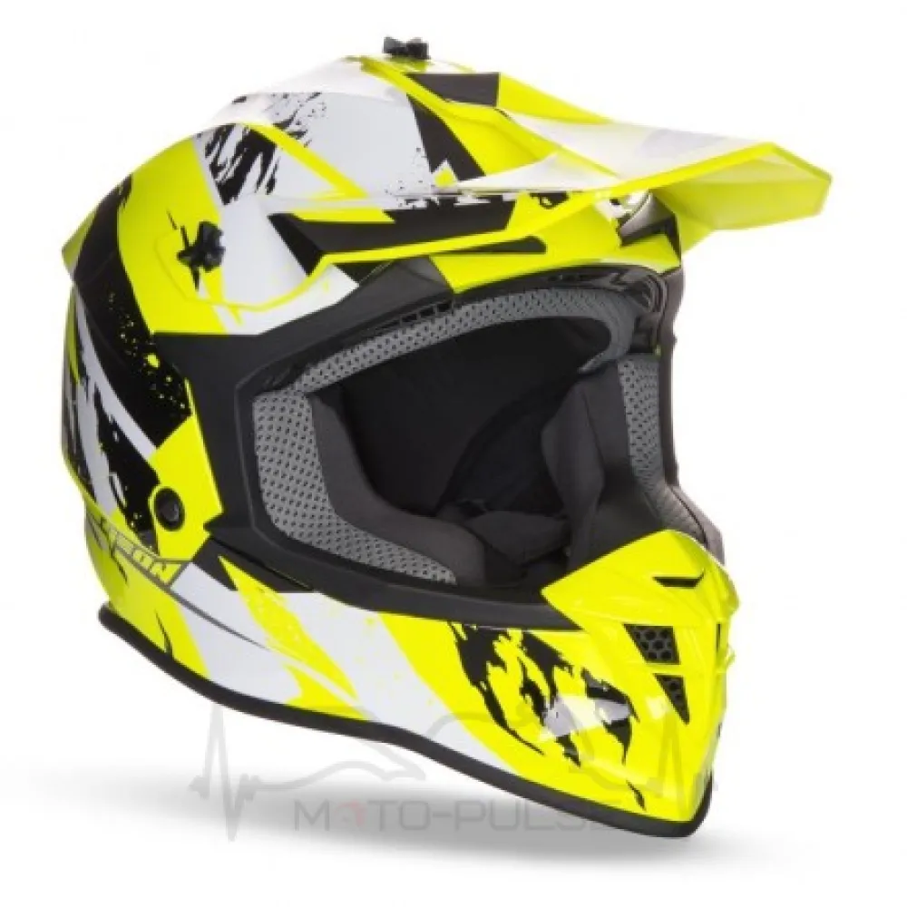 Мотошлем Кросс/Эндуро  GEON 633 MX  Black /Neon YELLOW (XL)
